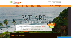Desktop Screenshot of championstravelclub.com